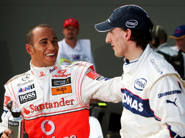 Titel-Bild zur News: Lewis Hamilton, Robert Kubica