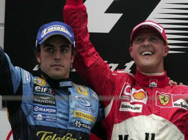Fernando Alonso, Michael Schumacher Fernando Alonso, Michael Schumacher