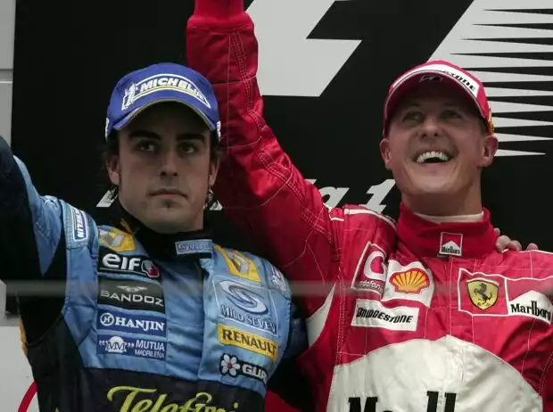 Fernando Alonso, Michael Schumacher Titel-Bild zur News: Fernando Alonso, Michael Schumacher