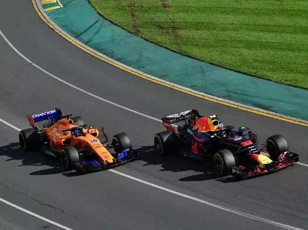 Fernando Alonso, Max Verstappen Titel-Bild zur News: Fernando Alonso, Max Verstappen