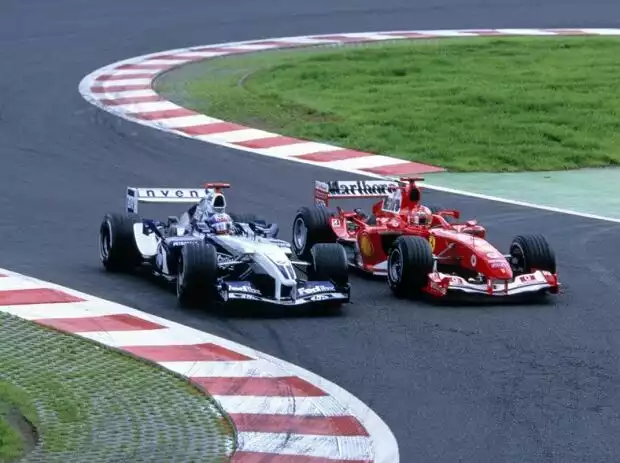 Juan Pablo Montoya, Michael Schumacher Titel-Bild zur News: Juan Pablo Montoya, Michael Schumacher