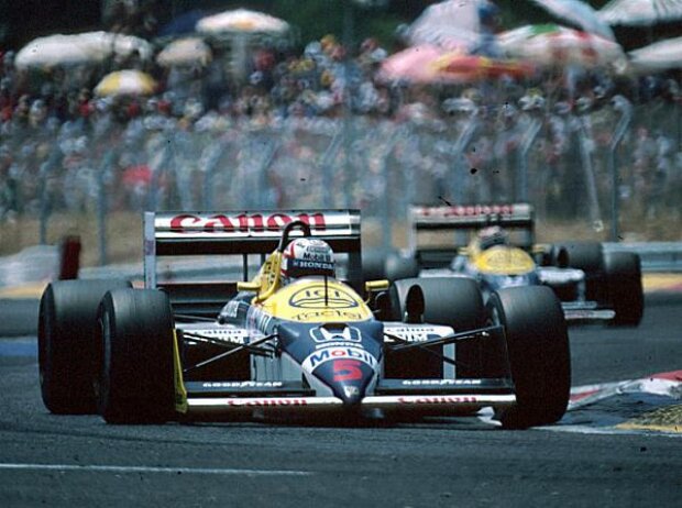 Mansell, Piquet, Williams, 1987