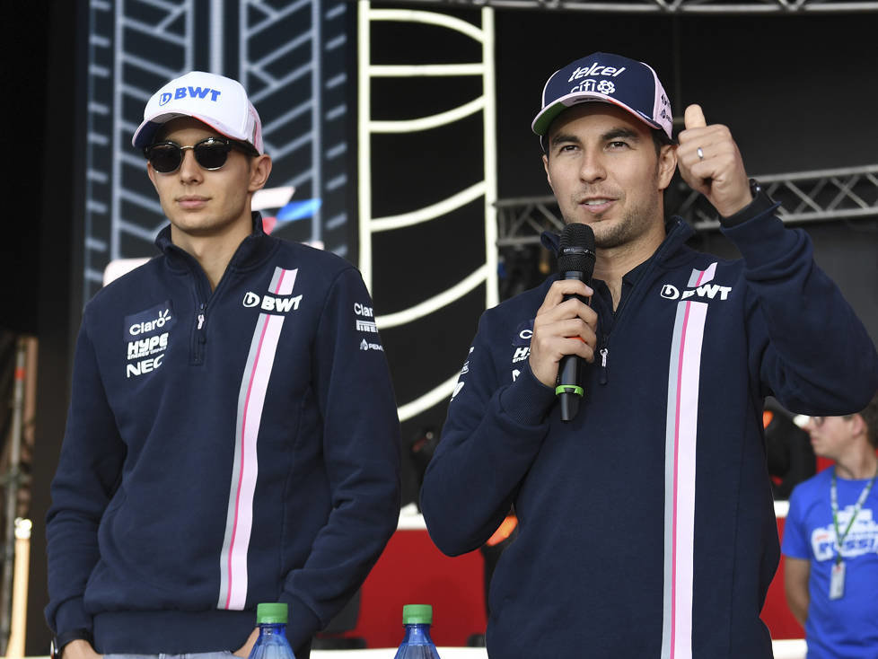 Esteban Ocon, Sergio Perez