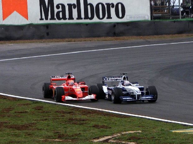 Juan Pablo Montoya, Michael Schumacher