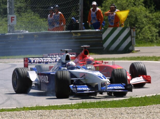 Juan Pablo Montoya, Michael Schumacher