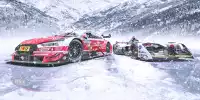 Audi-Autos beim Eisrennen