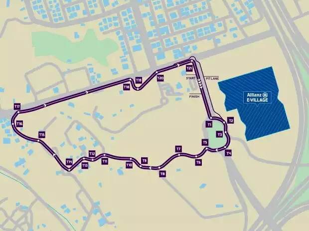 Stadtkurs für den ePrix von Ad Diriyah in Riad Titel-Bild zur News: Stadtkurs für den ePrix von Ad Diriyah in Riad