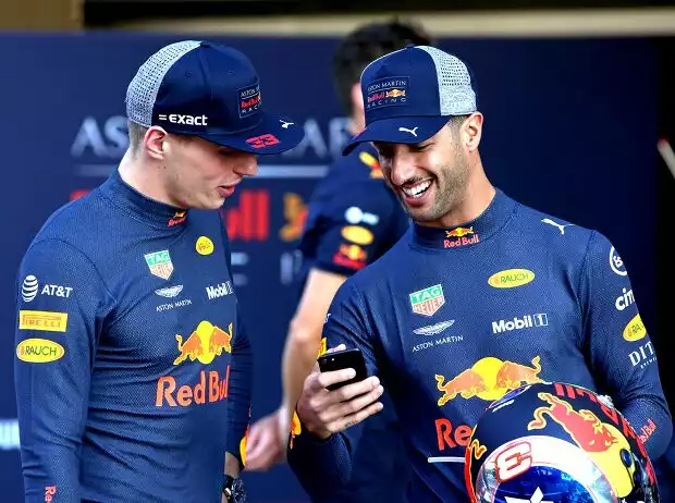 Max Verstappen, Daniel Ricciardo Titel-Bild zur News: Max Verstappen, Daniel Ricciardo