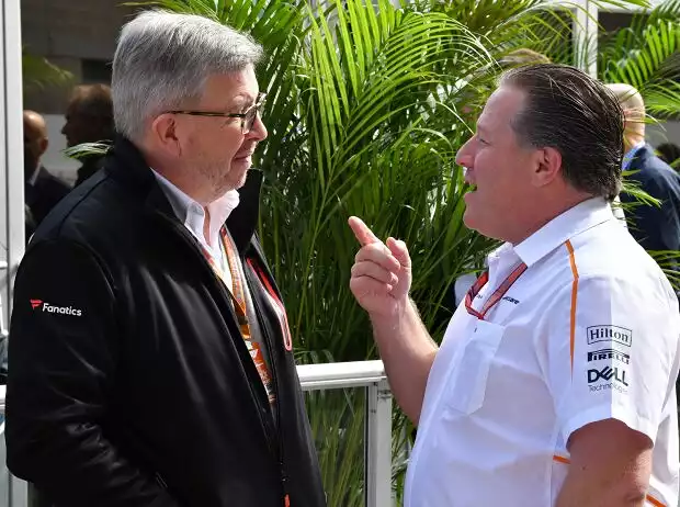 Ross Brawn, Zak Brown Titel-Bild zur News: Ross Brawn, Zak Brown