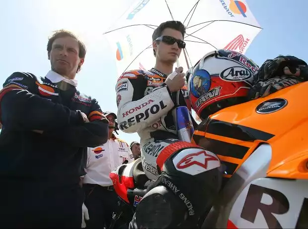 Daniel Pedrosa, Alberto Puig Titel-Bild zur News: Daniel Pedrosa, Alberto Puig
