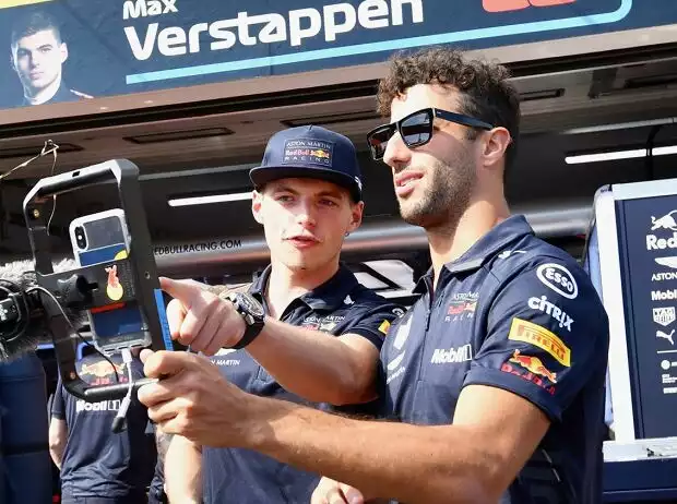 Max Verstappen, Daniel Ricciardo Titel-Bild zur News: Max Verstappen, Daniel Ricciardo