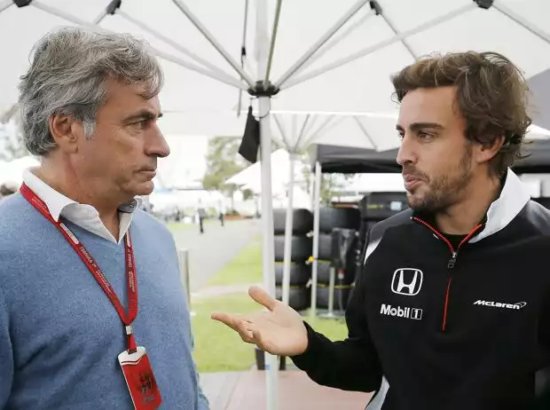 Fernando Alonso, Carlos Sainz Titel-Bild zur News: Fernando Alonso, Carlos Sainz