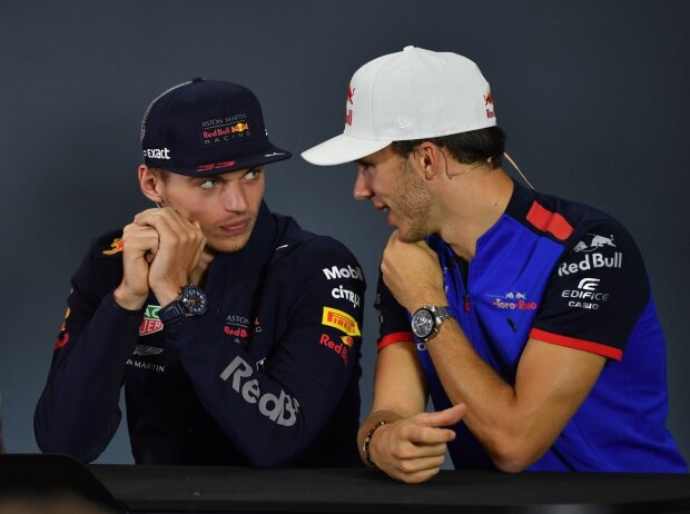 Titel-Bild zur News: Kimi Räikkönen, Max Verstappen, Pierre Gasly