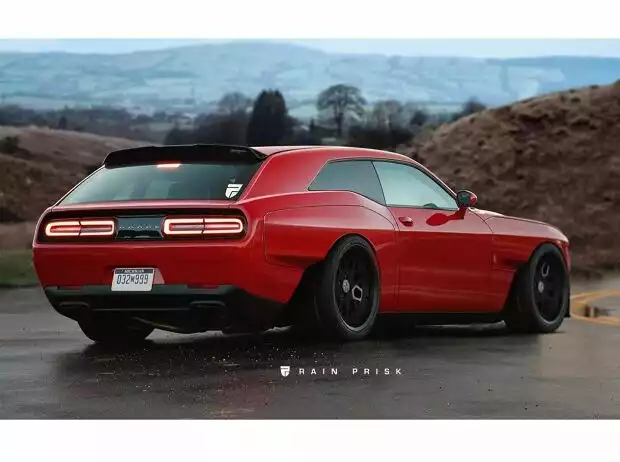 Dodge Challenger SRT Demon Kombi Rendering Titel-Bild zur News: Dodge Challenger SRT Demon Kombi Rendering