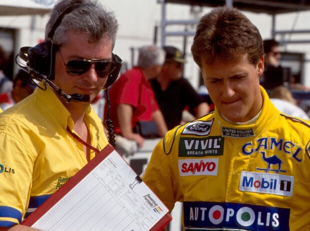 Titel-Bild zur News: Michael Schumacher, Pat Symonds