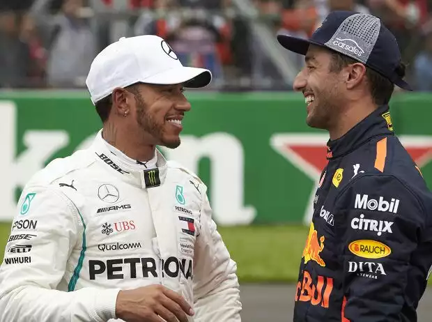 Lewis Hamilton, Daniel Ricciardo Titel-Bild zur News: Lewis Hamilton, Daniel Ricciardo