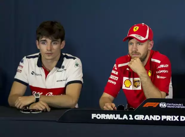 Charles Leclerc, Sebastian Vettel, Lewis Hamilton, Romain Grosjean Titel-Bild zur News: Charles Leclerc, Sebastian Vettel, Lewis Hamilton, Romain Grosjean