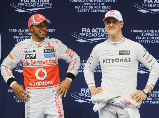 Lewis Hamilton, Michael Schumacher