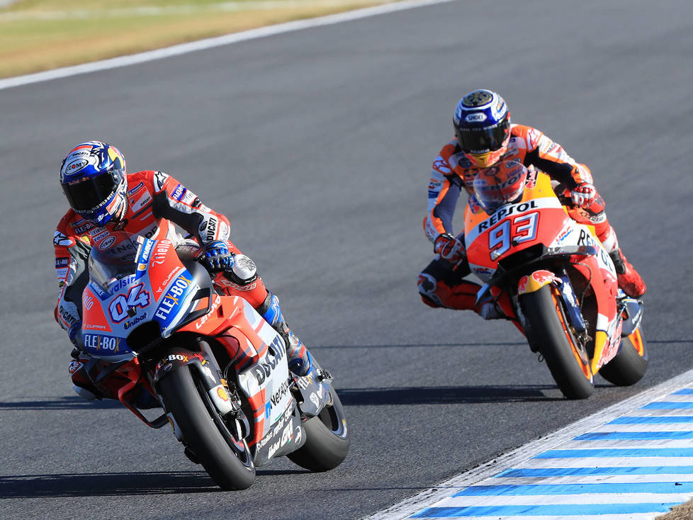 Andrea Dovizioso, Marc Marquez