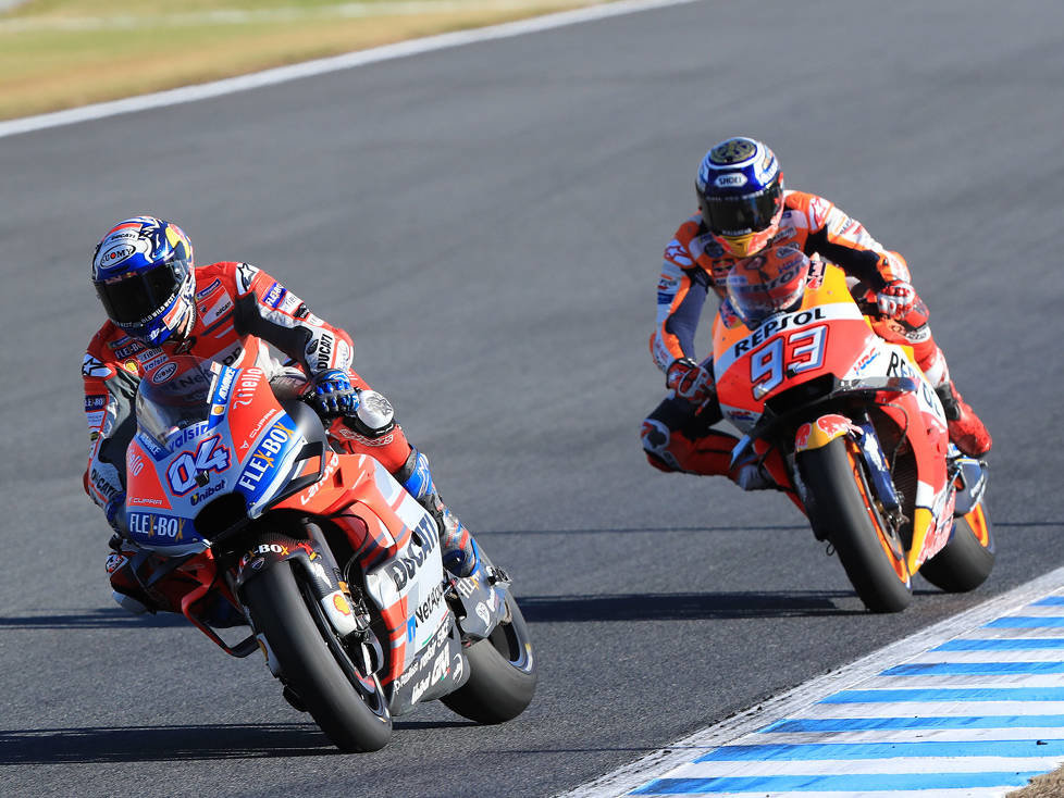 Andrea Dovizioso, Marc Marquez