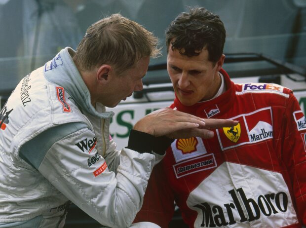 Michael Schumacher, Mika Häkkinen Michael Schumacher, Mika Häkkinen