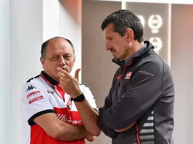 Frederic Vasseur, Günther Steiner Titel-Bild zur News: Frederic Vasseur, Günther Steiner
