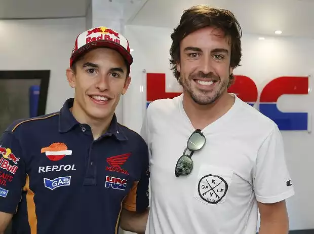Marc Marquez, Fernando Alonso Titel-Bild zur News: Marc Marquez, Fernando Alonso