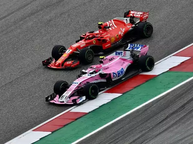 Titel-Bild zur News: Kimi Räikkönen, Esteban Ocon