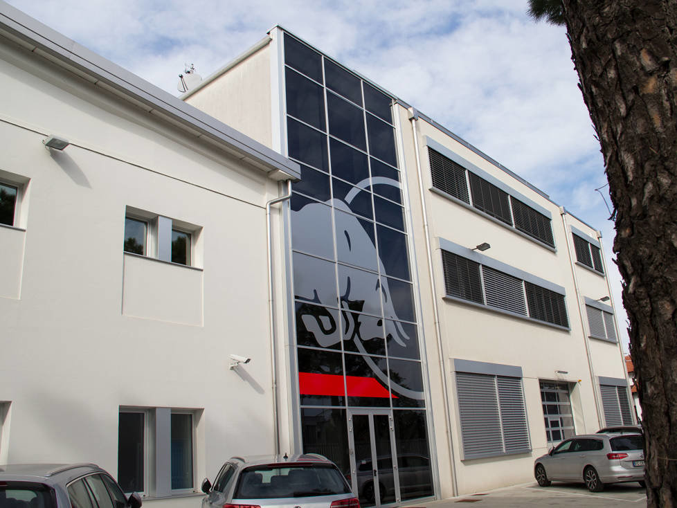 Toro-Rosso-Fabrik in Faenza im Februar 2018