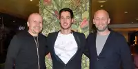 Olivier Panis, Rene Binder und Simon Abadie