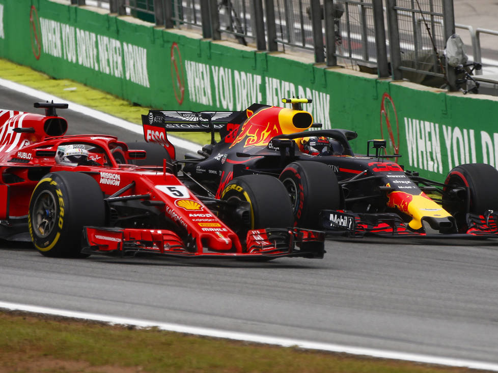 Max Verstappen, Sebastian Vettel