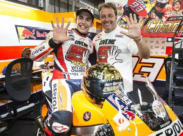 Emilio Alzamora, Marc Marquez Titel-Bild zur News: Emilio Alzamora, Marc Marquez