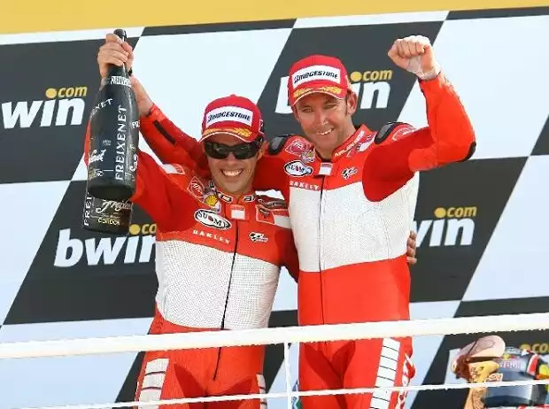 Troy Bayliss, Loris Capirossi Titel-Bild zur News: Troy Bayliss, Loris Capirossi