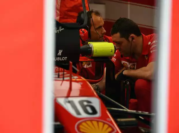Ferrari-Mechaniker Titel-Bild zur News: Ferrari-Mechaniker