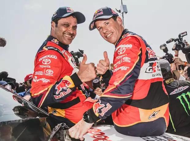 Nasser Al-Attiyah, Matthieu Baumel Titel-Bild zur News: Nasser Al-Attiyah, Matthieu Baumel