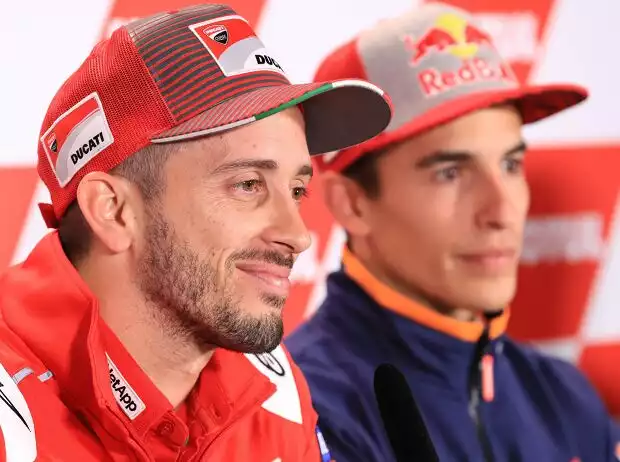 Titel-Bild zur News: Andrea Dovizioso, Marc Marquez
