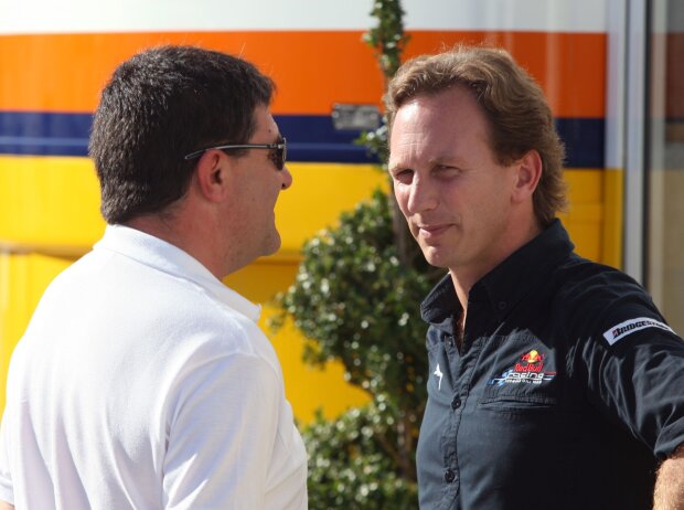 Luis Garcia Abad und Christian Horner