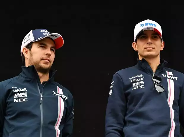 Sergio Perez, Esteban Ocon Titel-Bild zur News: Sergio Perez, Esteban Ocon