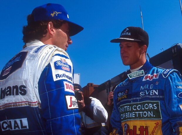 Titel-Bild zur News: Michael Schumacher, Ayrton Senna