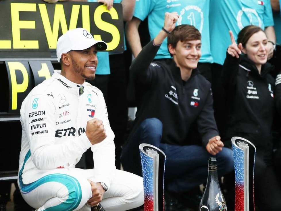 Lewis Hamilton, George Russell