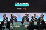 Fabio Quartararo, Ayumu Sasaki, Franco Morbidelli, Khairul Idham Pawi und John McPhee 