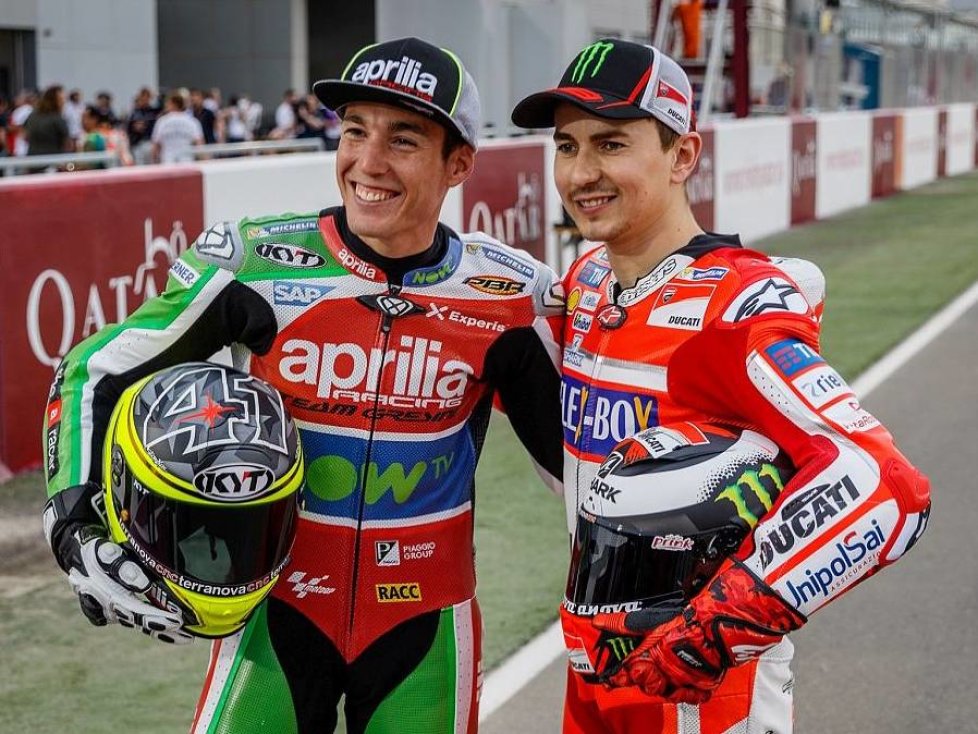 Aleix Espargaro, Jorge Lorenzo