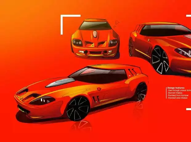 Ferrari 250 GT Drogo Breadvan Hommage Titel-Bild zur News: Ferrari 250 GT Drogo Breadvan Hommage