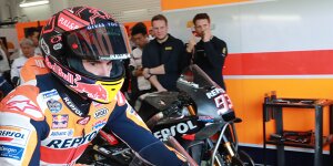 Marc Marquez erstmals nach Schulter-OP wieder auf der Rennstrecke
