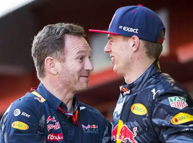 Christian Horner, Max Verstappen Titel-Bild zur News: Christian Horner, Max Verstappen