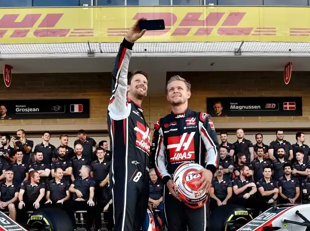 Romain Grosjean, Kevin Magnussen Titel-Bild zur News: Romain Grosjean, Kevin Magnussen
