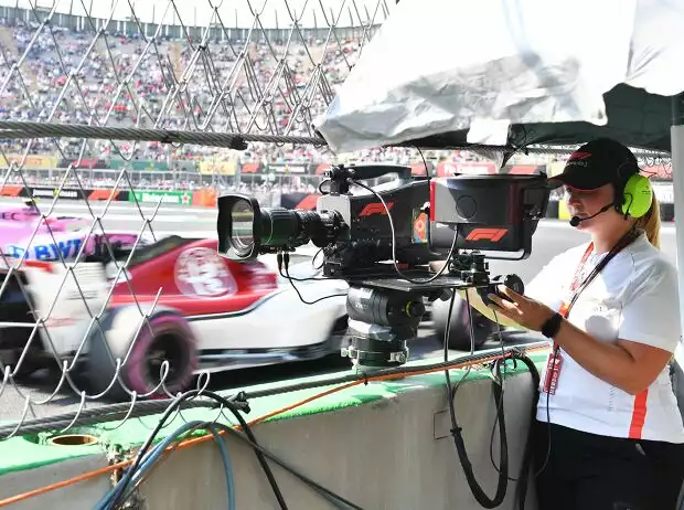 Kamerafrau bei der Formel 1 Titel-Bild zur News: Kamerafrau bei der Formel 1