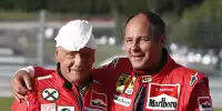 Gerhard Berger & Niki Lauda