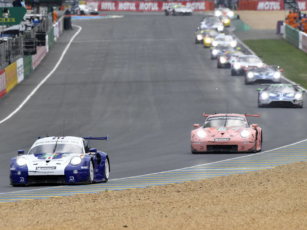 Feld der GTE-Pro-Klasse bei den 24h Le Mans 2018