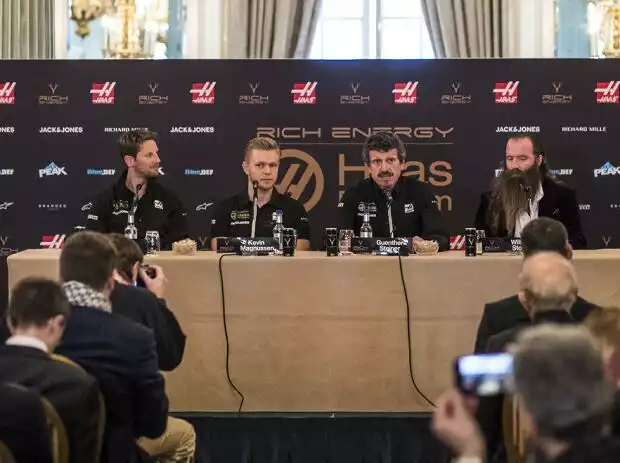 Romain Grosjean, Kevin Magnussen Titel-Bild zur News: Romain Grosjean, Kevin Magnussen